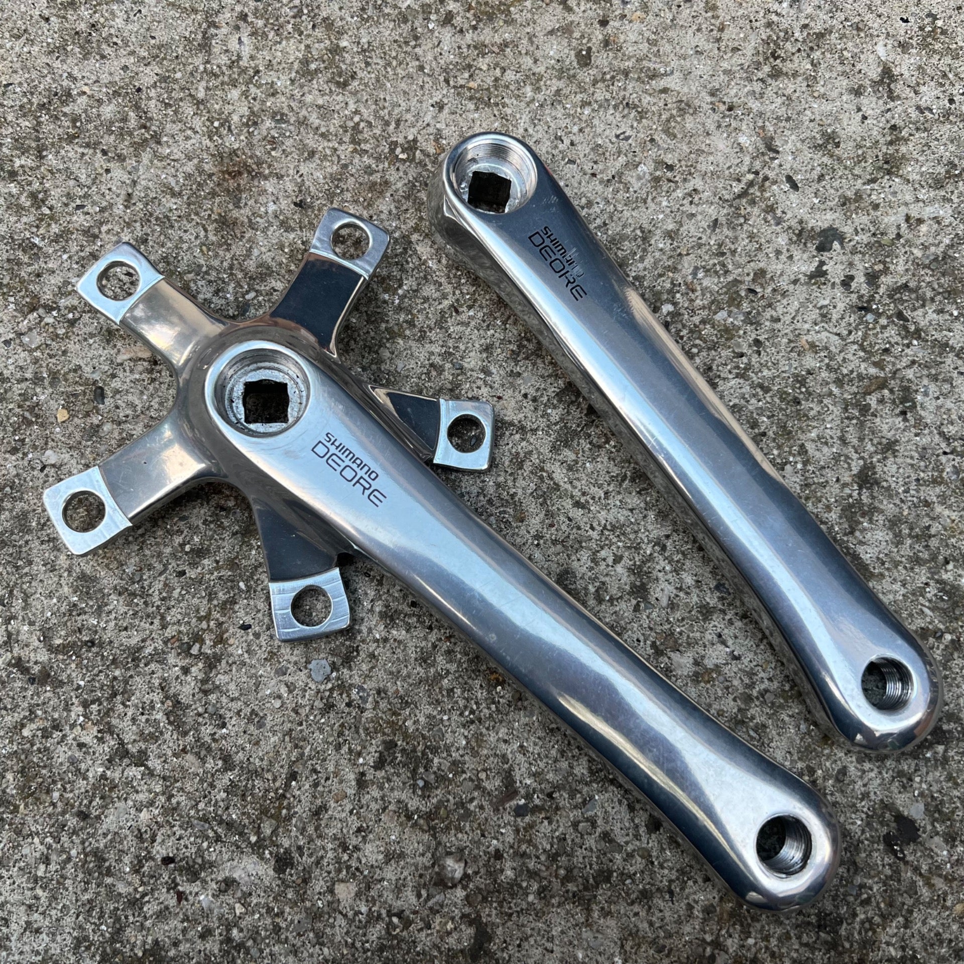 Shimano Deore FC-MT60 170mm Cranks 110/74 BCD Vintage Retro Mountain Bike MTB  