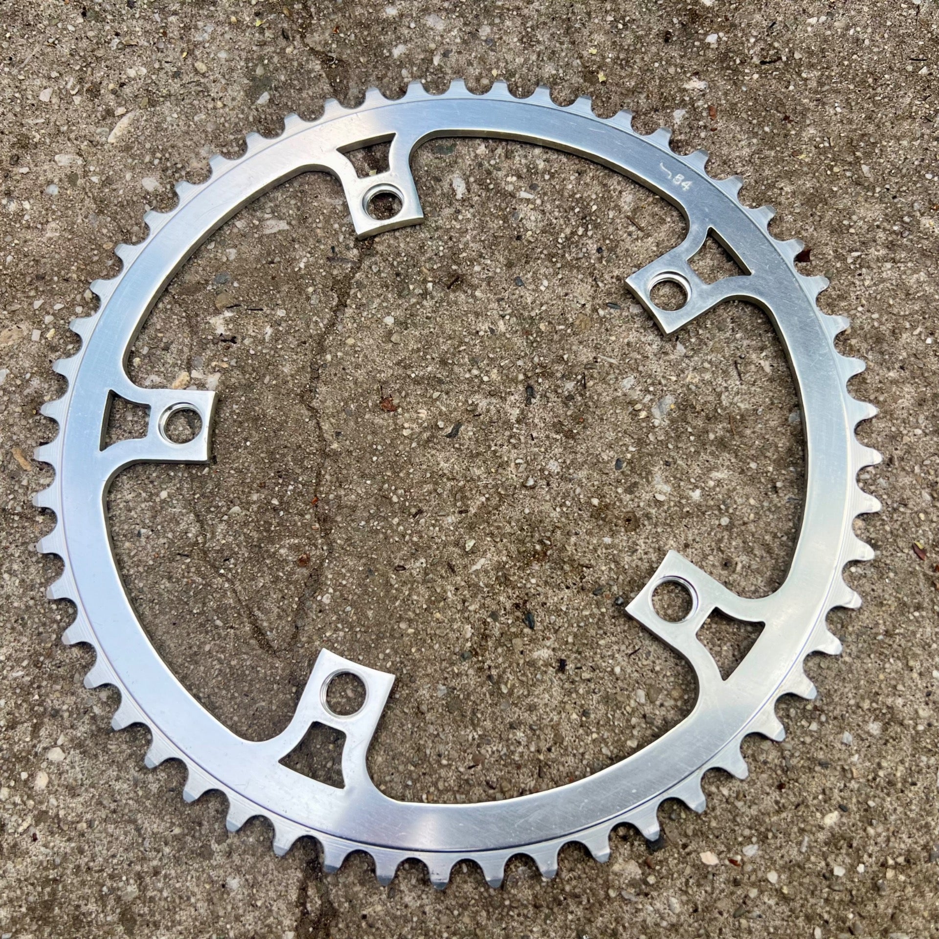 VGC Avocet 144 BCD 54T 3/32 Chainring Vintage Retro Road Track Silver Big 5 Bolt