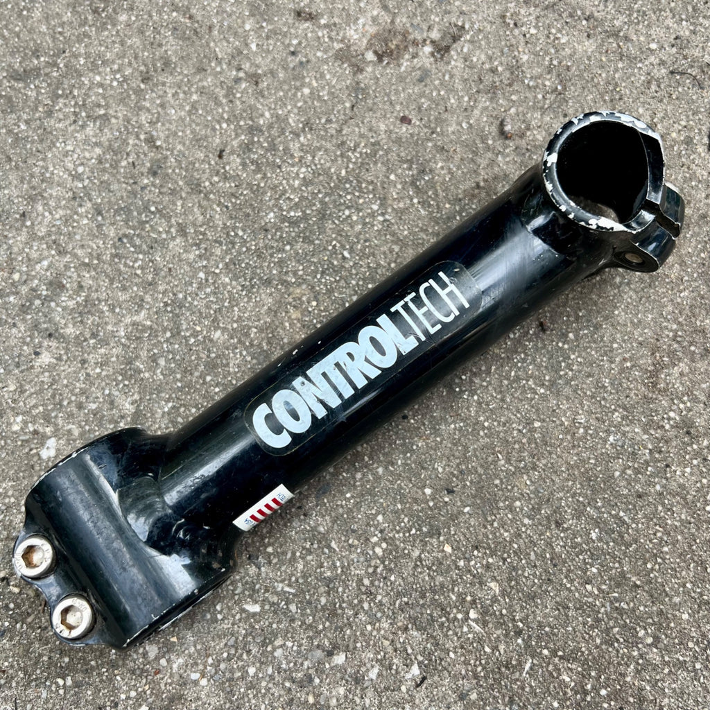 Control Tech Stem 25.4x150mm 1 1/8” Threadless Black Vintage Retro MTB Mountain 