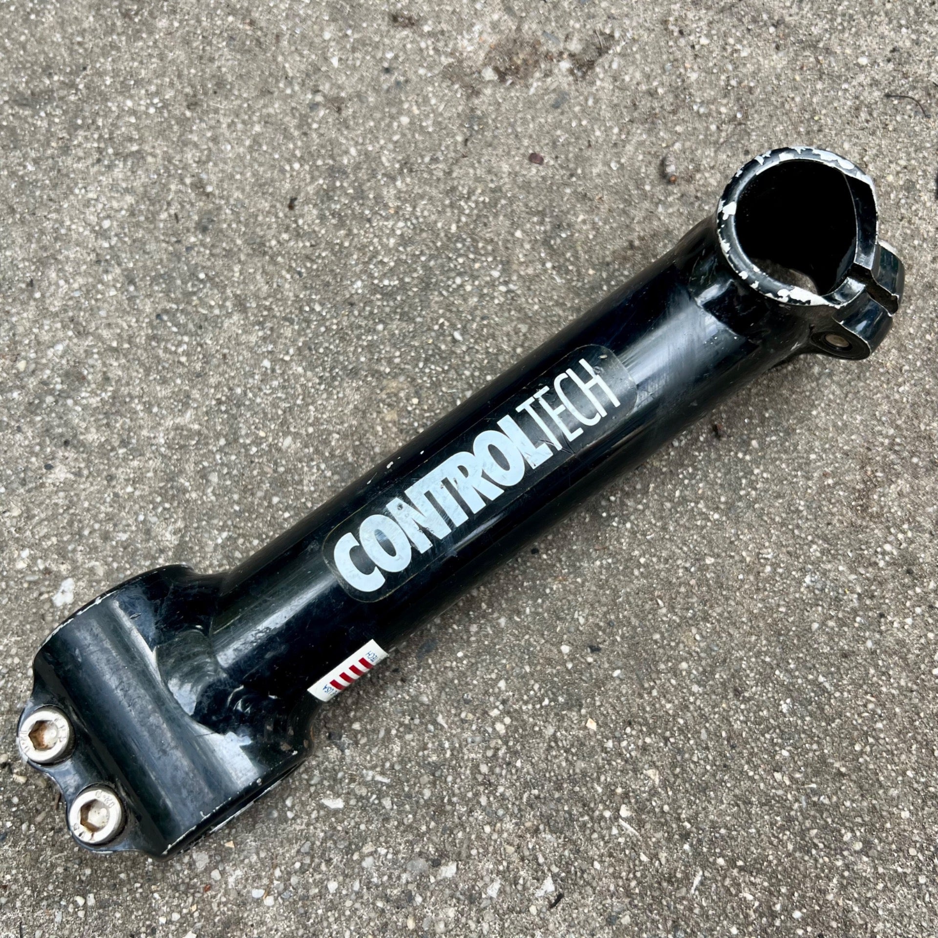 Control Tech Stem 25.4x150mm 1 1/8” Threadless Black Vintage Retro MTB Mountain 