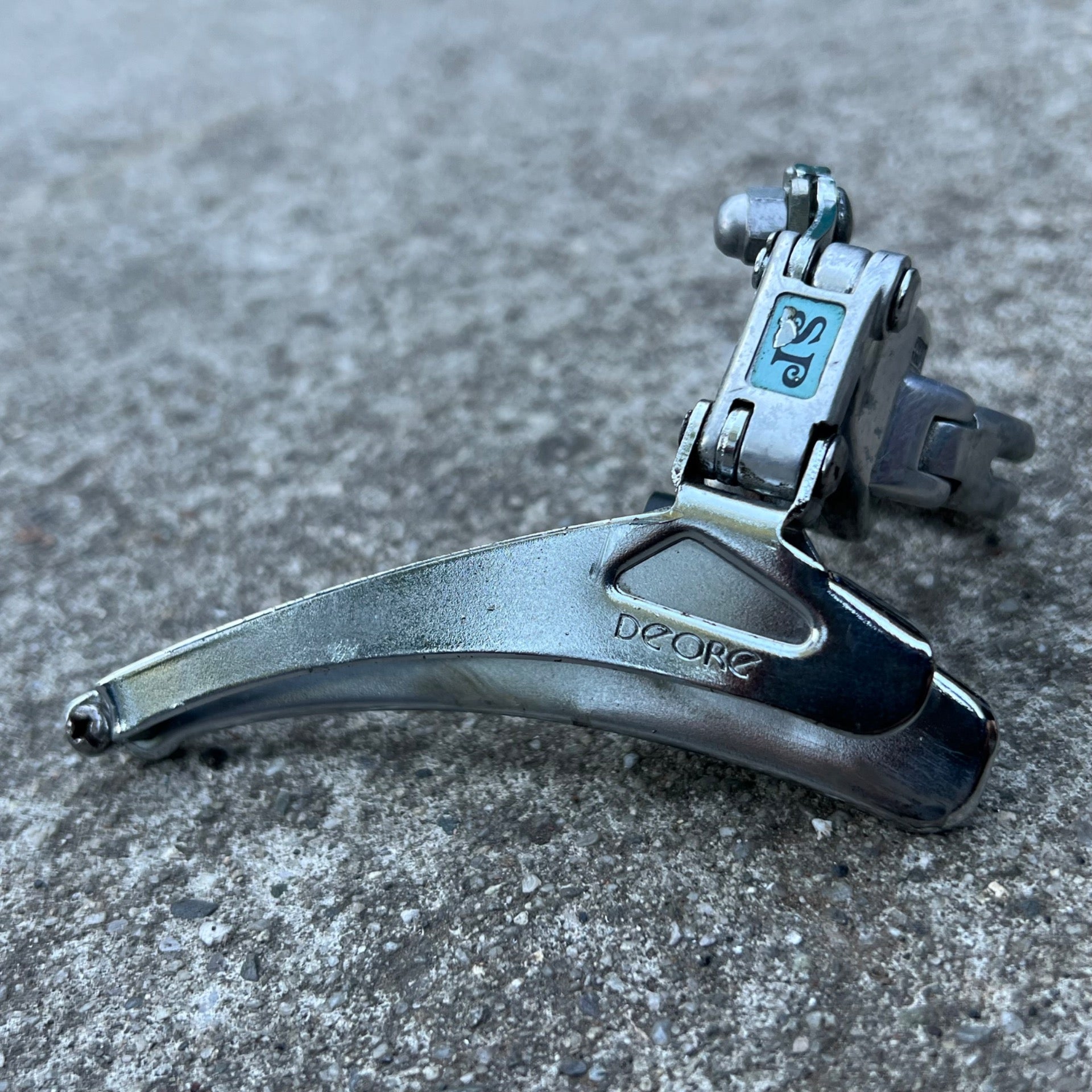 Shimano Deore SP 28.6mm Bottom Pull Double Front Derailleur Vintage Touring  