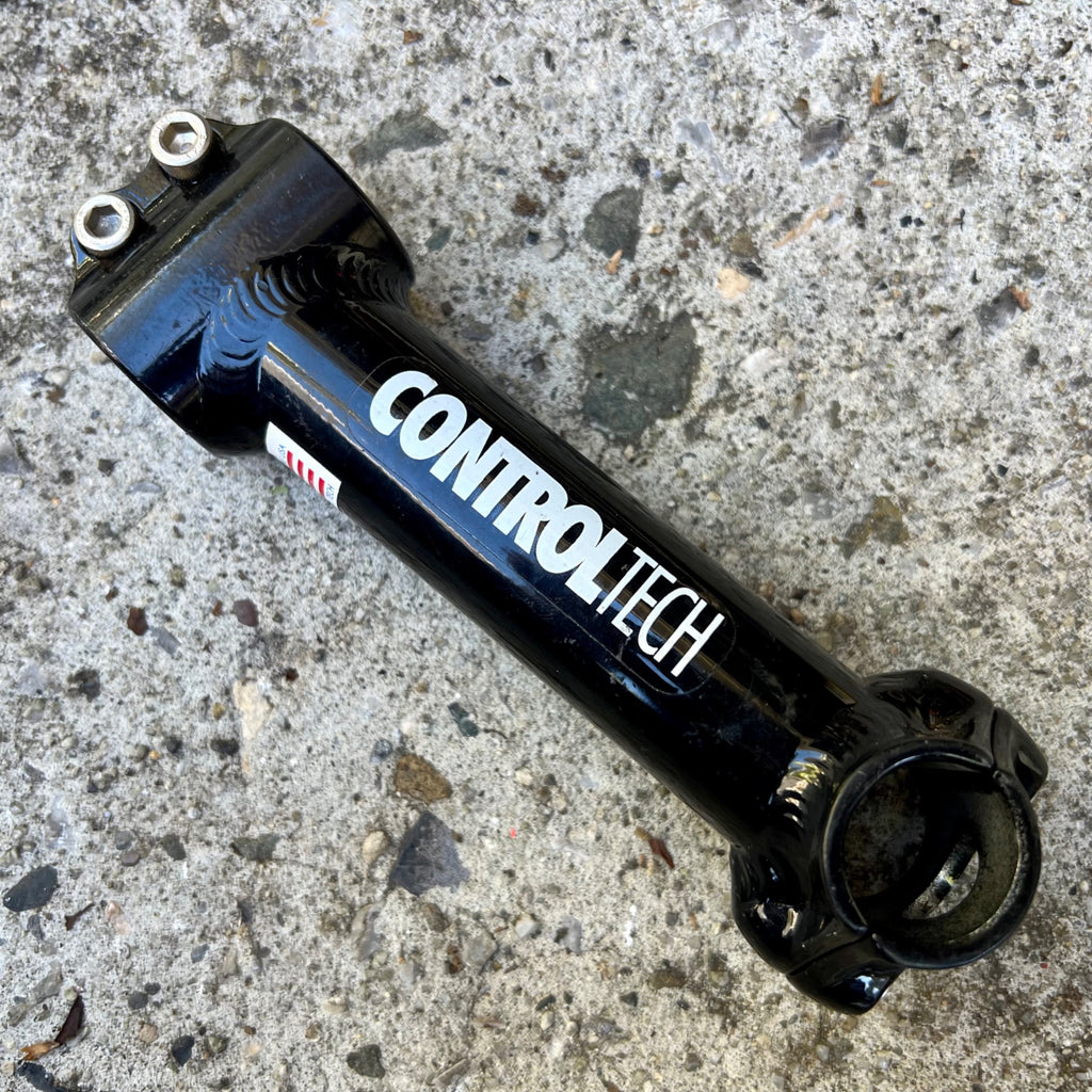 Control Tech 135x25.4mm 1 1/8” Threadless Stem Black Aluminum Vintage MTB Retro 