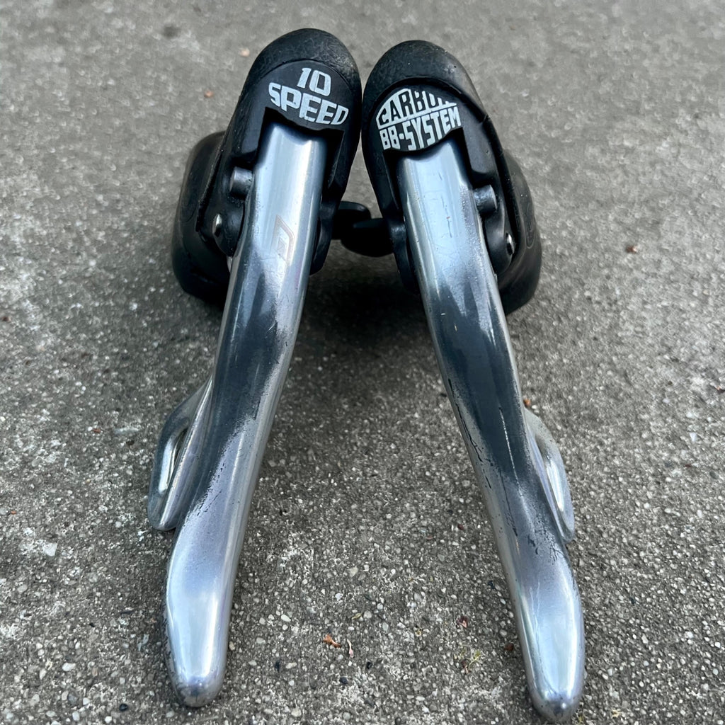 Campagnolo Chorus 2/3x10 Speed Brifters Shifters Set Pair Road Bike Carbon 