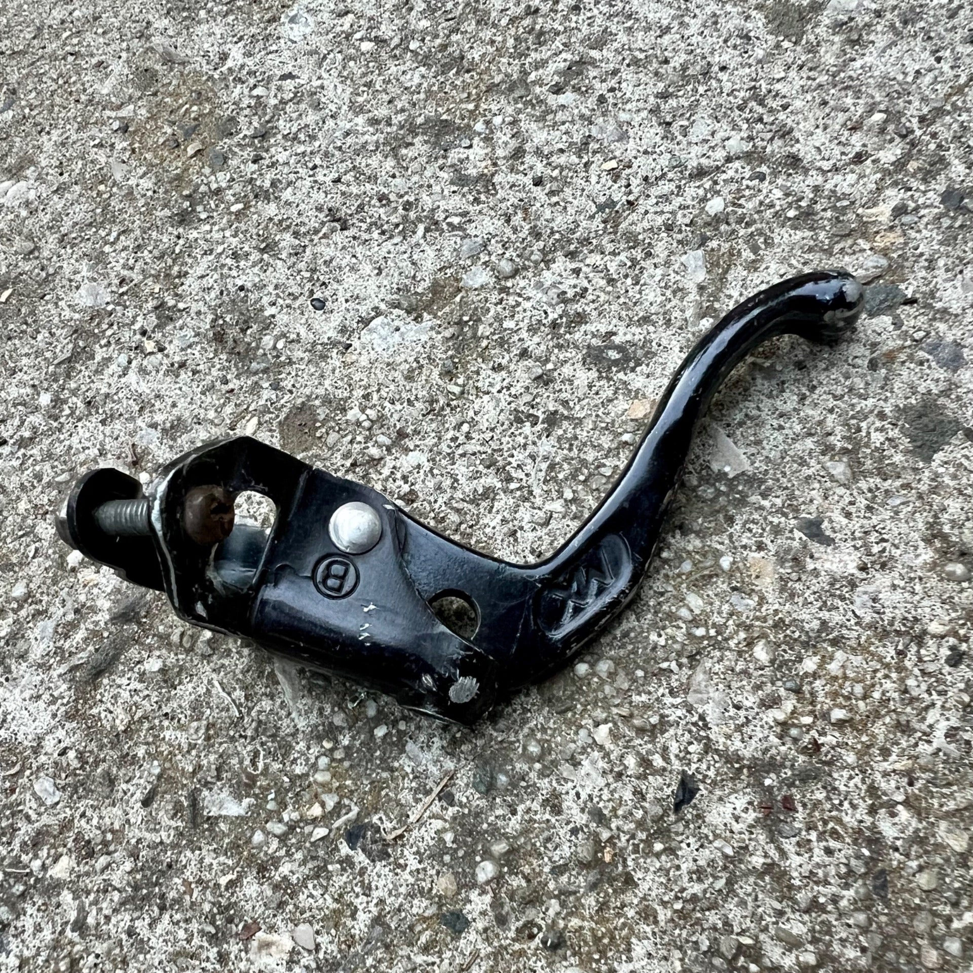 Dia Compe MX Black Right Rear Brake Lever Vintage BMX Bike Retro Freestyle OG 