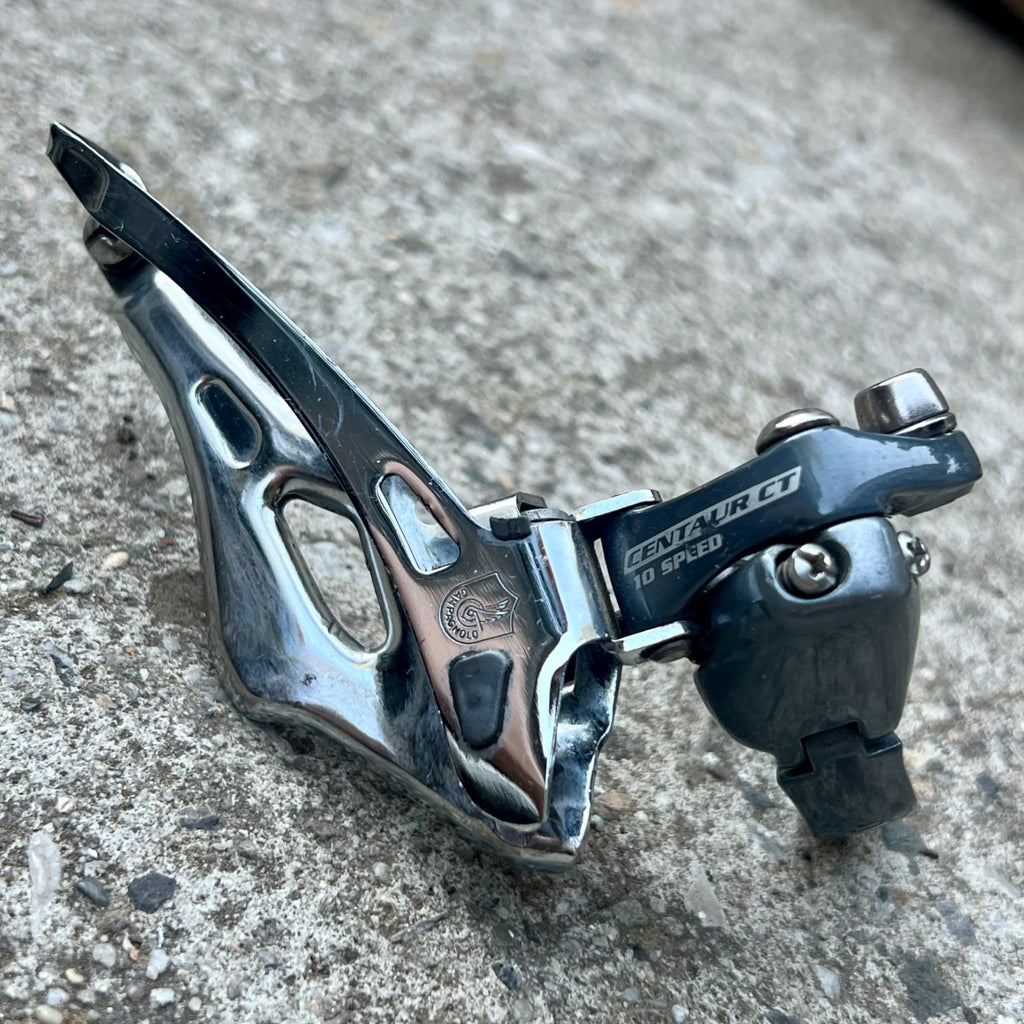 Campagnolo Centaur CT 2x10 Speed Front Derailleur Double Gray Road Bike Racing 