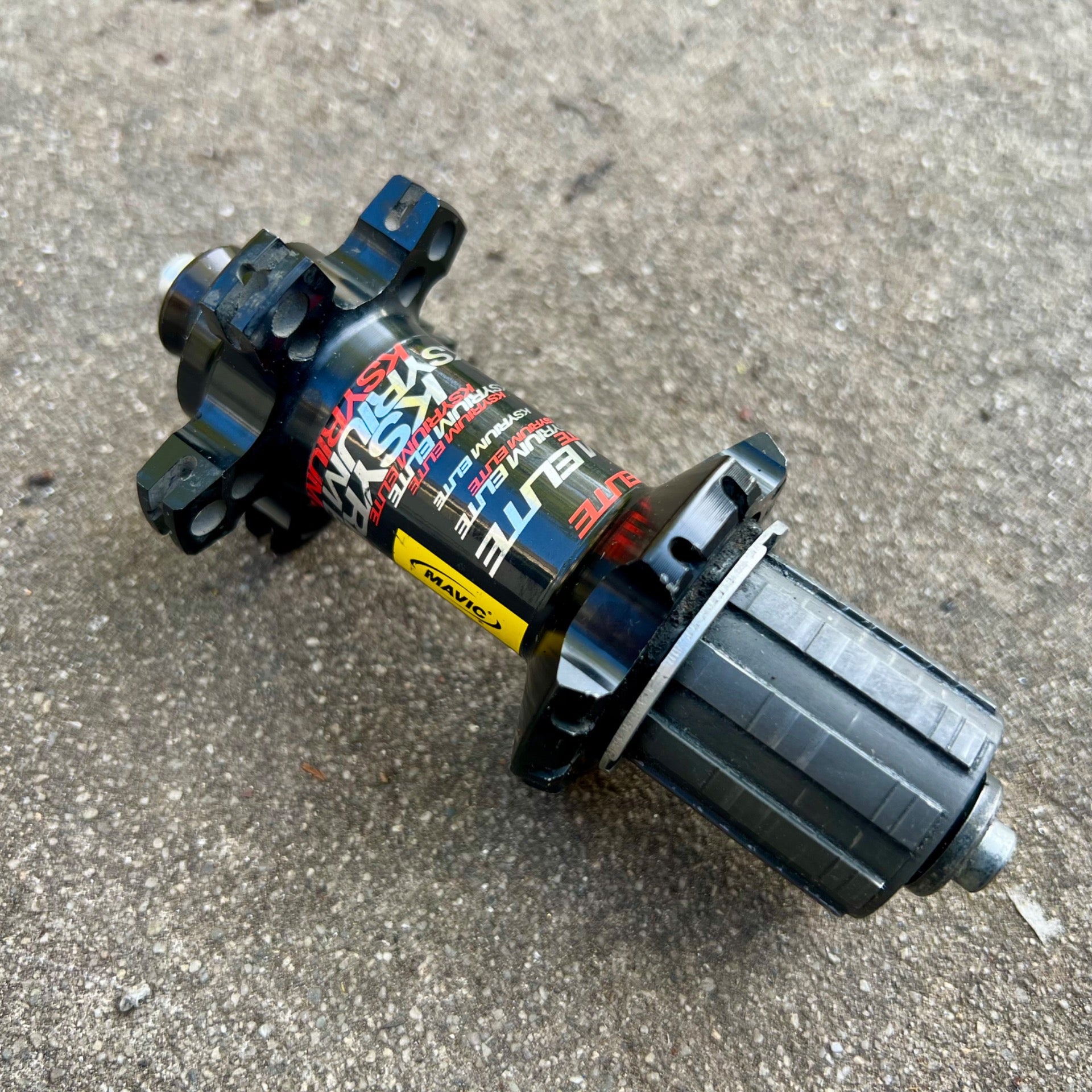 Mavic Ksyrium Elite Rear Hub 20H 130mm With Spacer 8-11 Speed Shimano Road Bike 