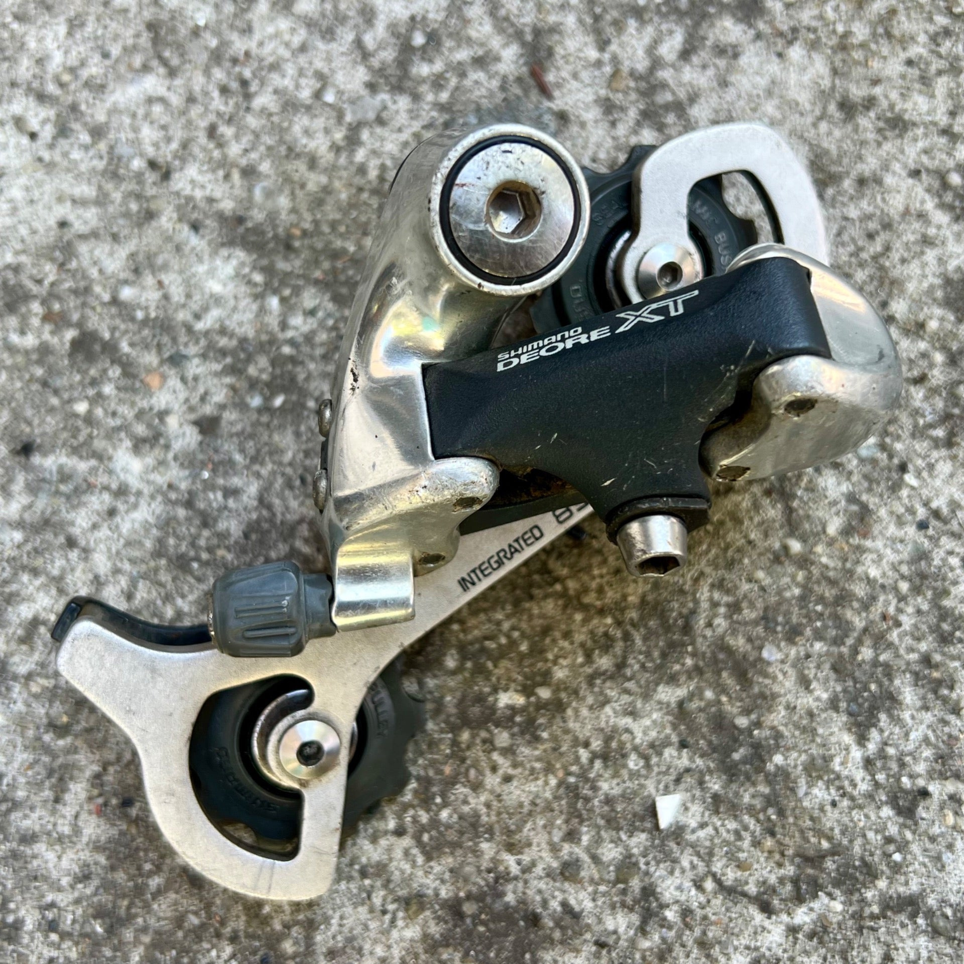 Shimano Deore XT RD-M739 8 Speed Rear Derailleur Long Cage Vintage MTB Mountain 