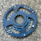 NEW e*thirteen 24/38T Shiftring 9/10 Speed Black MTB Mountain Bike Double 2x Ring-Bicycle Bin