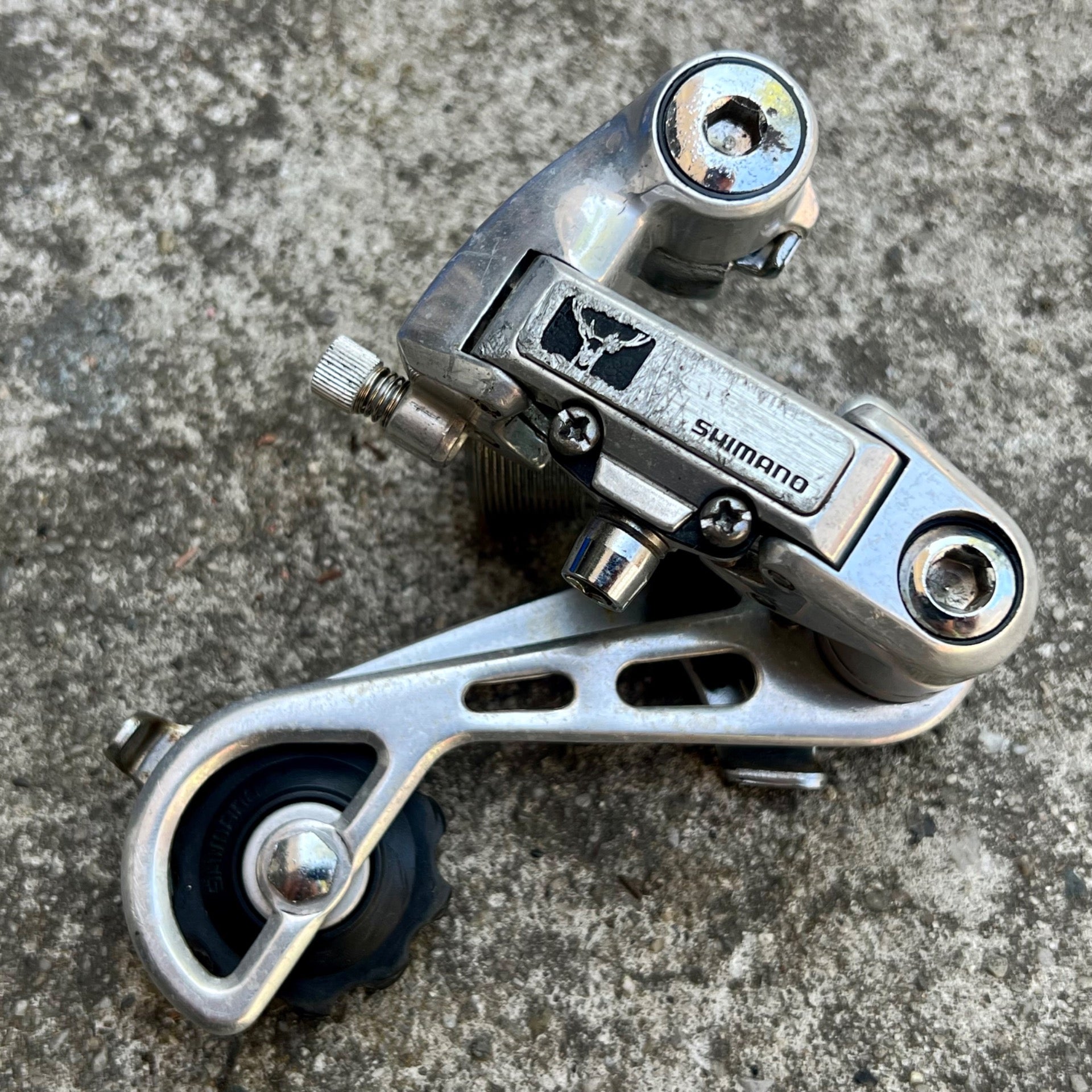 Shimano RD-M700 Deerhead Rear Derailleur Long Cage Retro Deore XT MTB