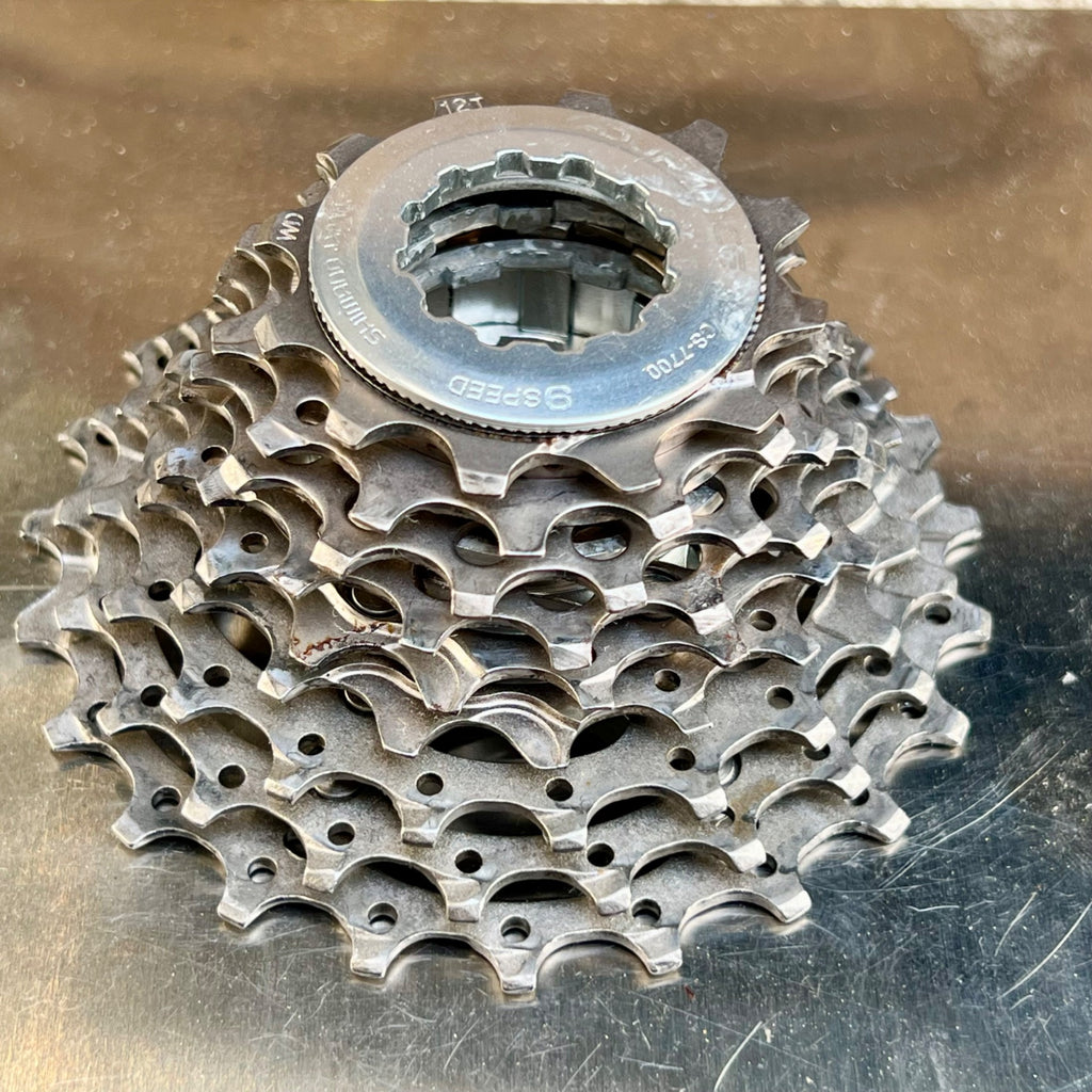 Shimano Dura Ace CS-7700 12-23T 9 Speed Cassette Titanium Road Gravel Bike TI