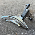 Used Suntour Edge 28.6mm Bottom Pull Front Derailleur Double Vintage Road Gray 2x6/7-Bicycle Bin