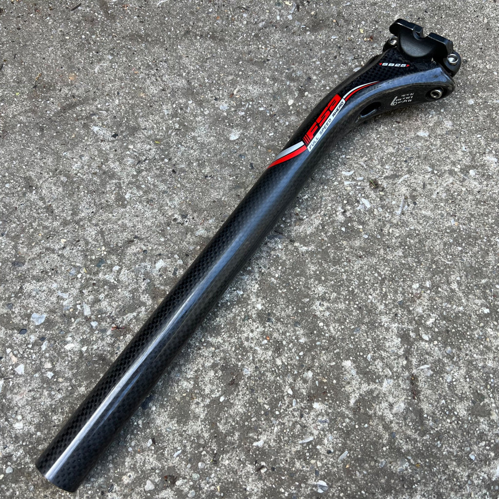 NICE FSA K-Force Light SB25 Carbon Seatpost 27.2x350mm Road Bike Black Racing 