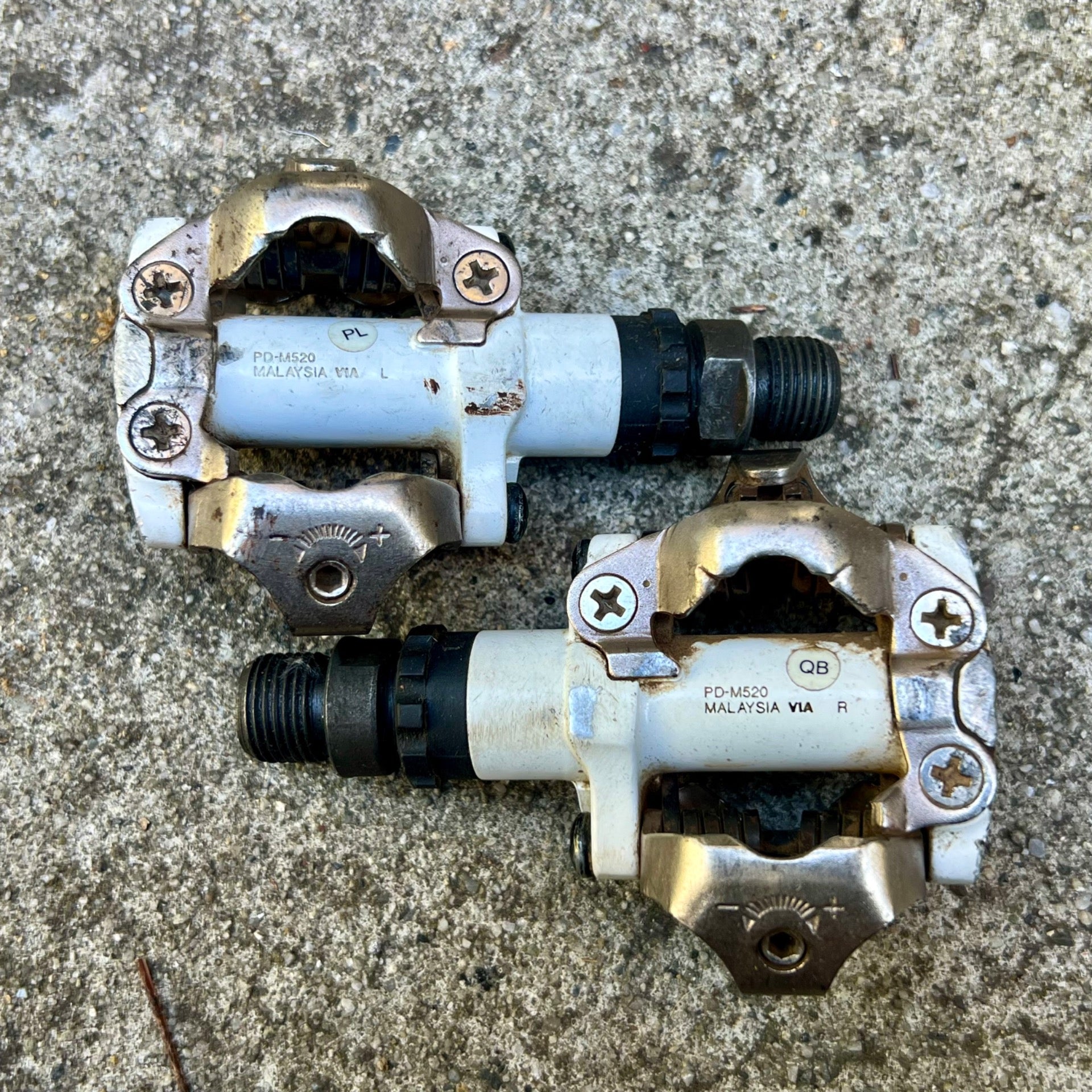Shimano PD-M520 Clipless SPD Pedals MTB Mountain Gravel Dual Sided Entry  
