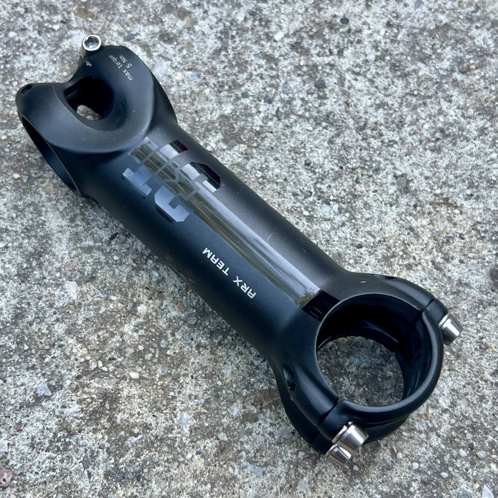 3T ARX Team 1 1/8” Threadless 120x31.8mm Stem Titanium Bolts 135g Black Road 