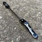 Used Salsa Titanium 135mm Rear Flip Off Quick Release Skewer Black MTB Mountain CX-Bicycle Bin