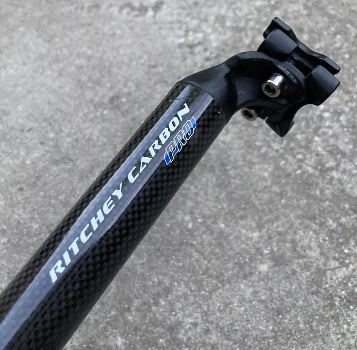 NICE Ritchey Carbon Pro Seatpost 31.6x300mm Black MTB XC Race Gravel CX Vintage