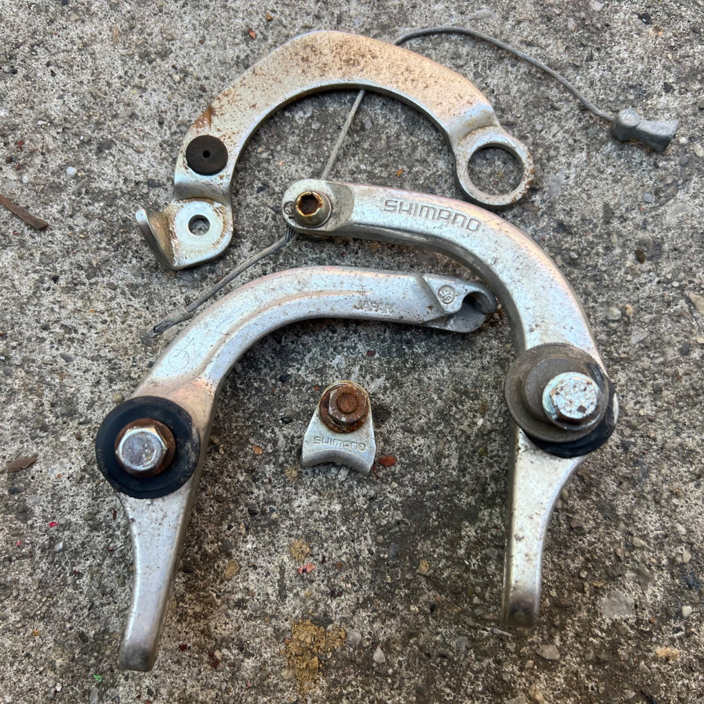 Shimano Exage BR-M453 U Brake Vintage MTB BMX Gray Mountain Touring Retro Rear 