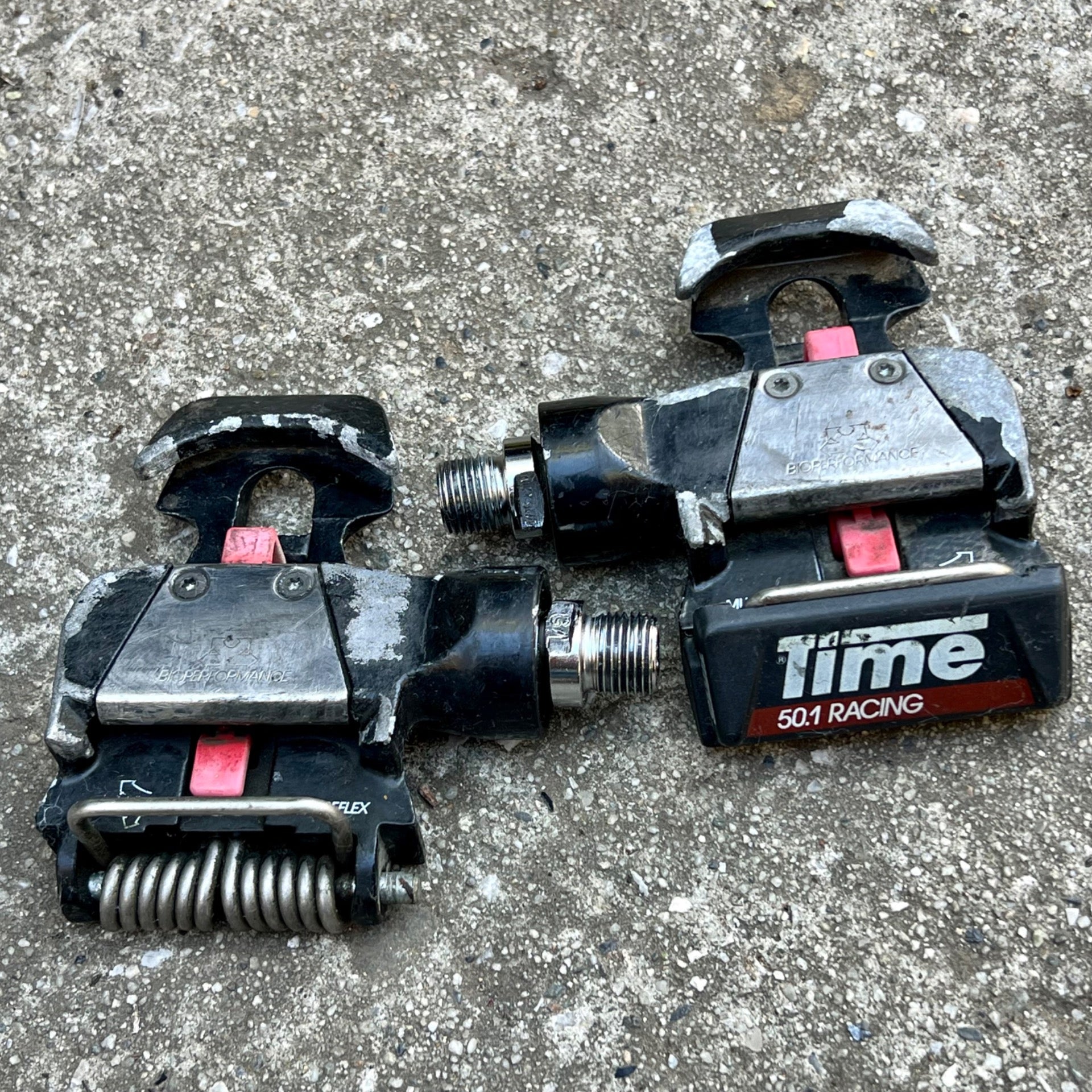 Time 50.1 Racing Multireflex Bioperformance Clipless Pedals Black Road Bike 9/16