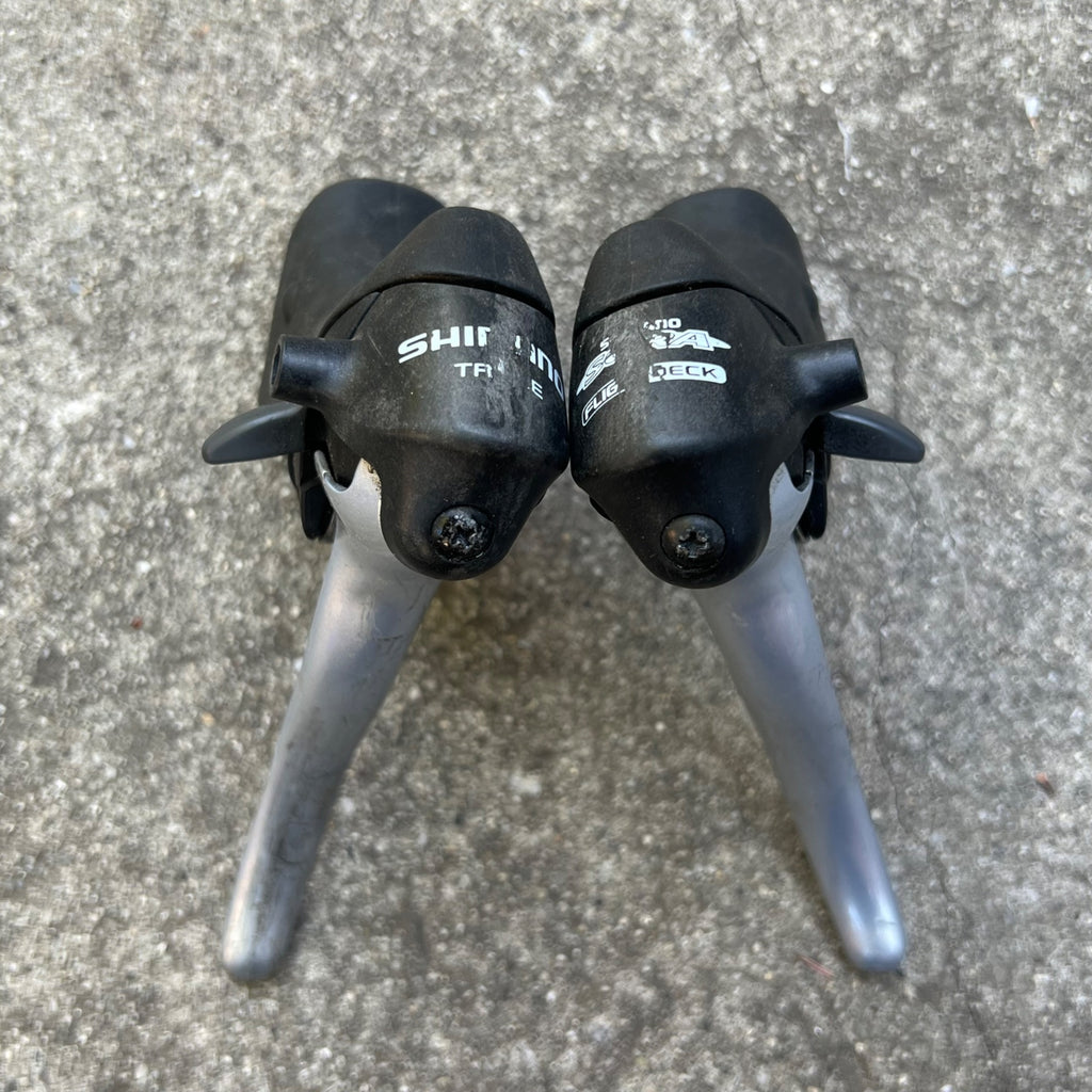Shimano Sora 3x8 Speed Shifters Brifters Drop Bar Road Touring Vintage 3300/3304