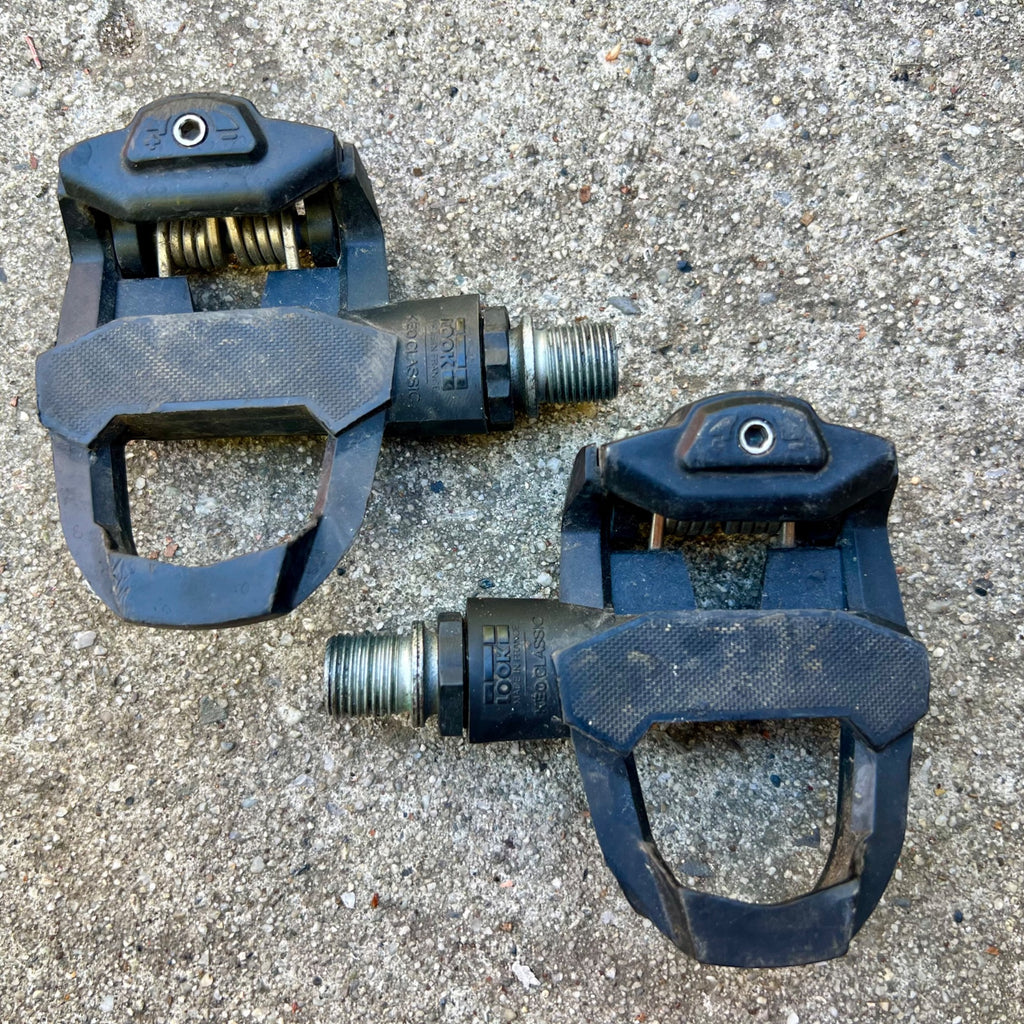 Look KEO Classic Pedals Clipless Road Bike Black Plastic Gravel Road Touring 