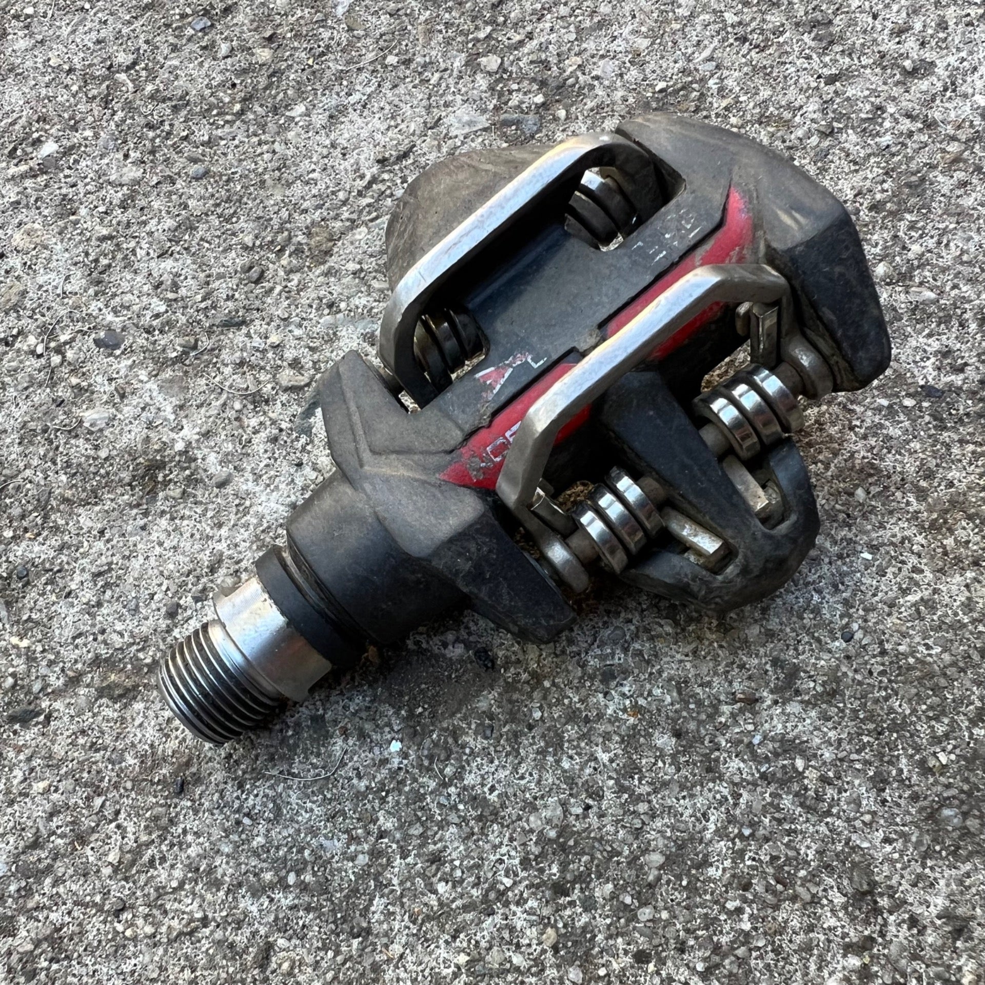 TIME ATAC XS Carbon Pedal Left Non Drive Single Orphan Crmo Steel MTB Gravel Bik