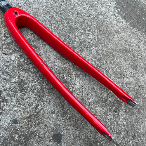 2006 Trek Pilot Carbon Fork 700c 1 1/8in Red Road Bike Racing Threadless Steerer
