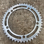 Used Campagnolo 144 BCD 46T Chainring Vintage Retro Road Track Silver Campy 5 Bolt-Bicycle Bin