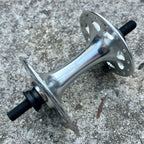 Used Origin 8 32H Hole Track Fixie Road High Flange Front Hub Silver Sealed Bearing-Bicycle Bin