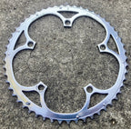 Used Campagnolo 53T 135BCD Chainring 10 Speed Silver Aluminum Ultra Torque Road Bike-Bicycle Bin