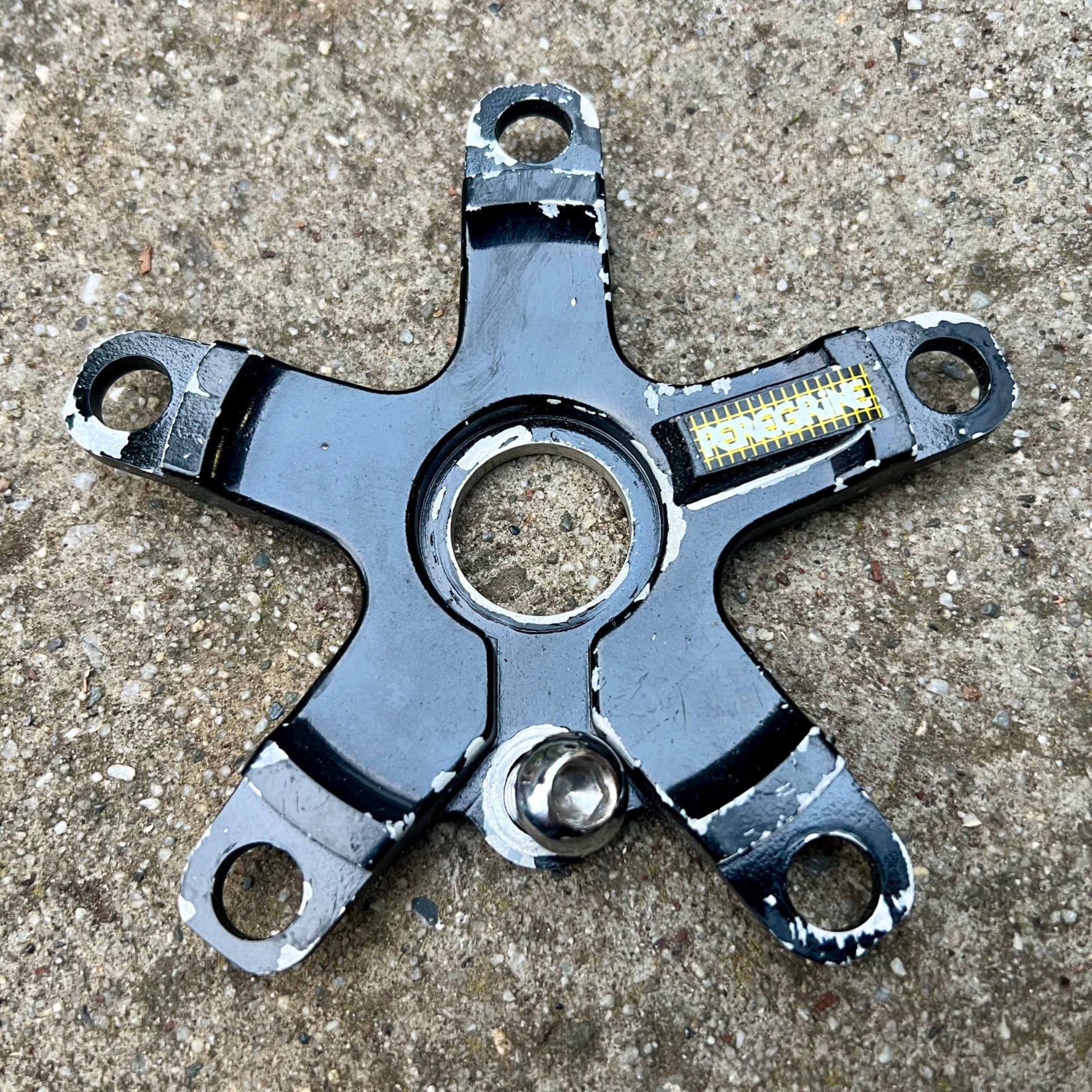 Peregrine 110/74 BCD BMX Crank Spider Vintage Retro Black MTB Triple ATB