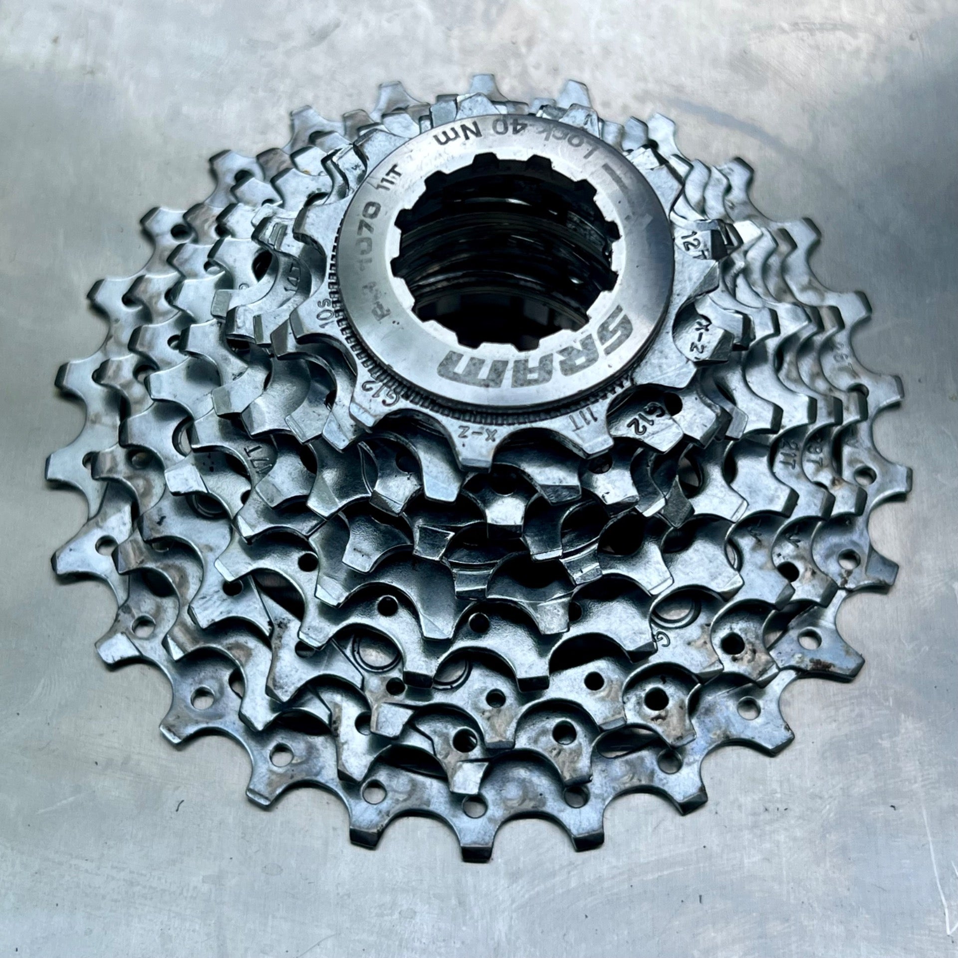 SRAM PG 1070 11-26 10 Speed Cassette Road Gravel Bike Chrome Cycling Commuter 
