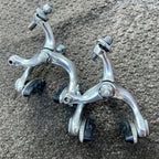 Used Dia Compe AC300G Side Pull Single Pivot Brake Set Brakes Vintage Silver Road-Bicycle Bin