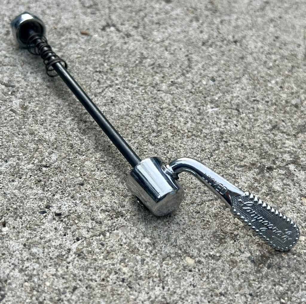 Campagnolo Front Quick Release Skewer 100mm Vintage Chrome Retro Steel Road