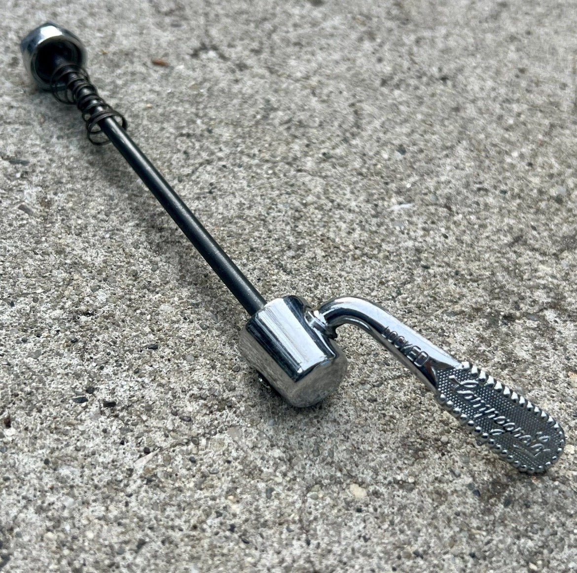 Campagnolo Front Quick Release Skewer 100mm Vintage Chrome Retro Steel Road