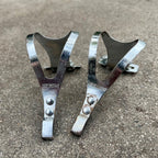 Used Specialized Toe Clips Size Small Vintage Retro Eroica Chrome Steel Road Bike-Bicycle Bin