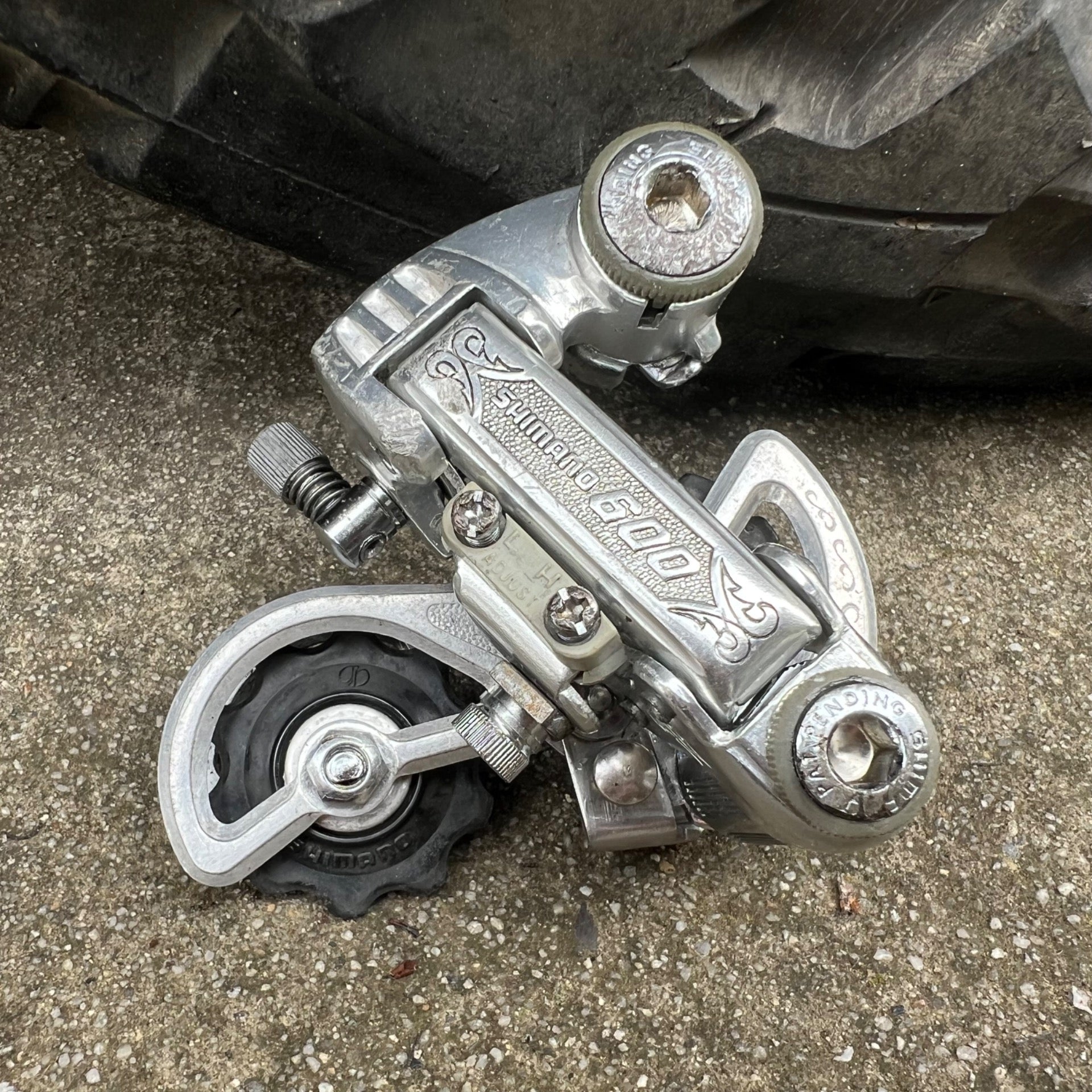 REBUILT Shimano 600 Arabesque RD-6200 Rear Derailleur 6 Speed Short Cage Retro