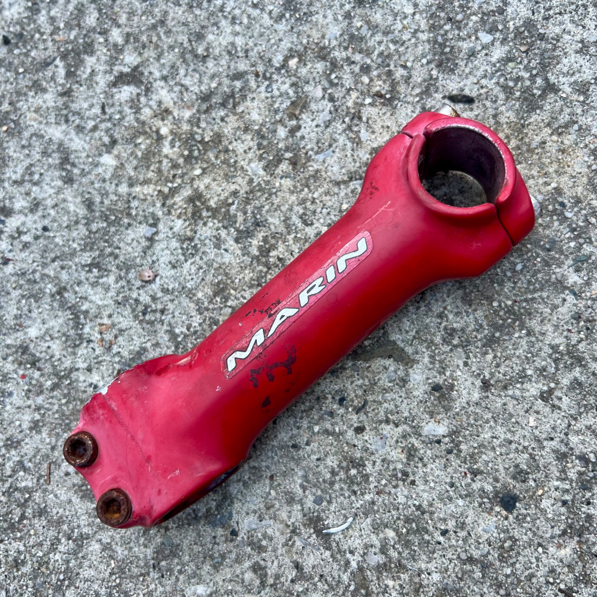 Marin Threadless 1 1/8” Stem 120x25.4mm Red 5 Degree MTB Hybrid Bike Commuter 