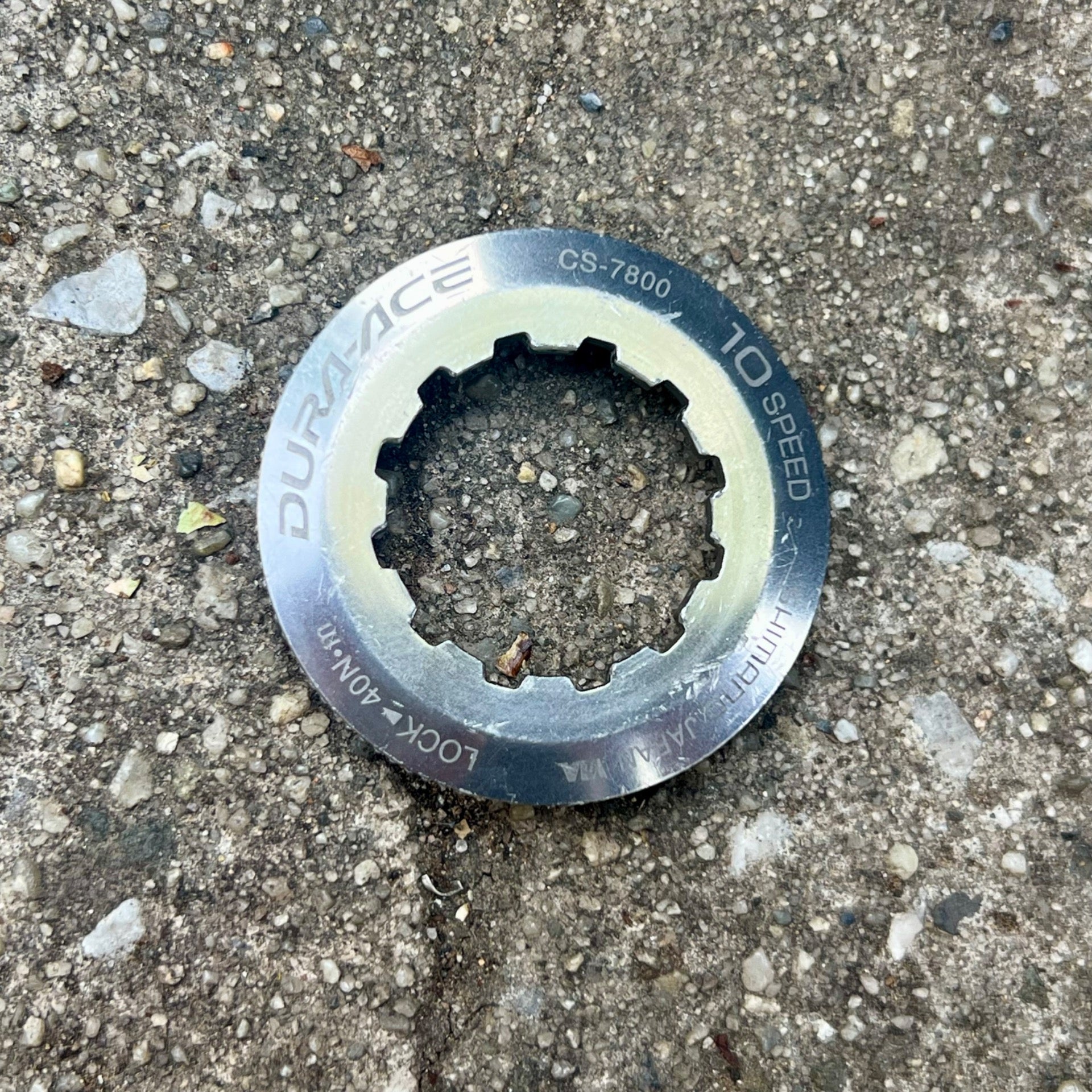 Shimano Dura Ace CS-7800 Cassette Lockring 10 Speed Road Bike Aluminum Cycling