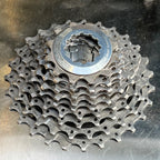 Used Shimano Dura Ace CS-7700 12-27T 9 Speed Cassette Titanium Road Bike Wide Range-Bicycle Bin