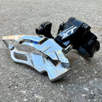 Used Shimano Deore XT FD-M781 34.9mm Dual Pull Front Derailleur 3x10 Triple MTB Black-Bicycle Bin