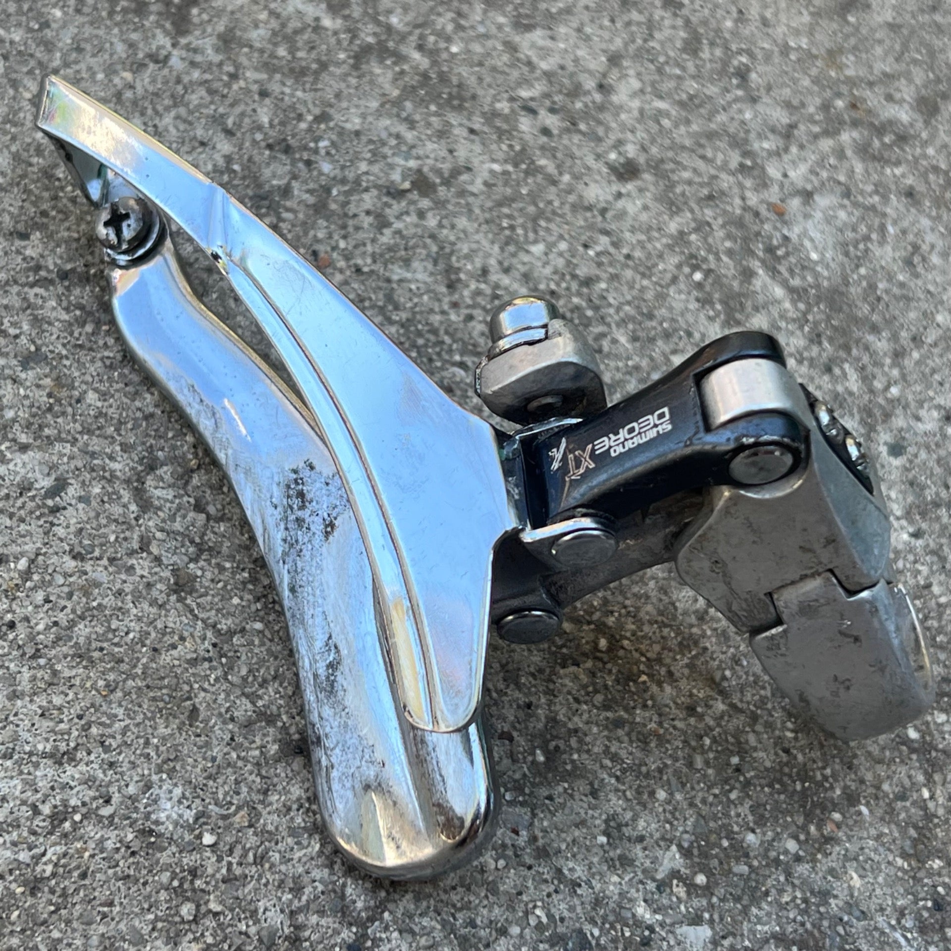 Shimano Deore XT FD-M736 31.8mm Top Pull Triple Front Derailleur Vintage MTB 