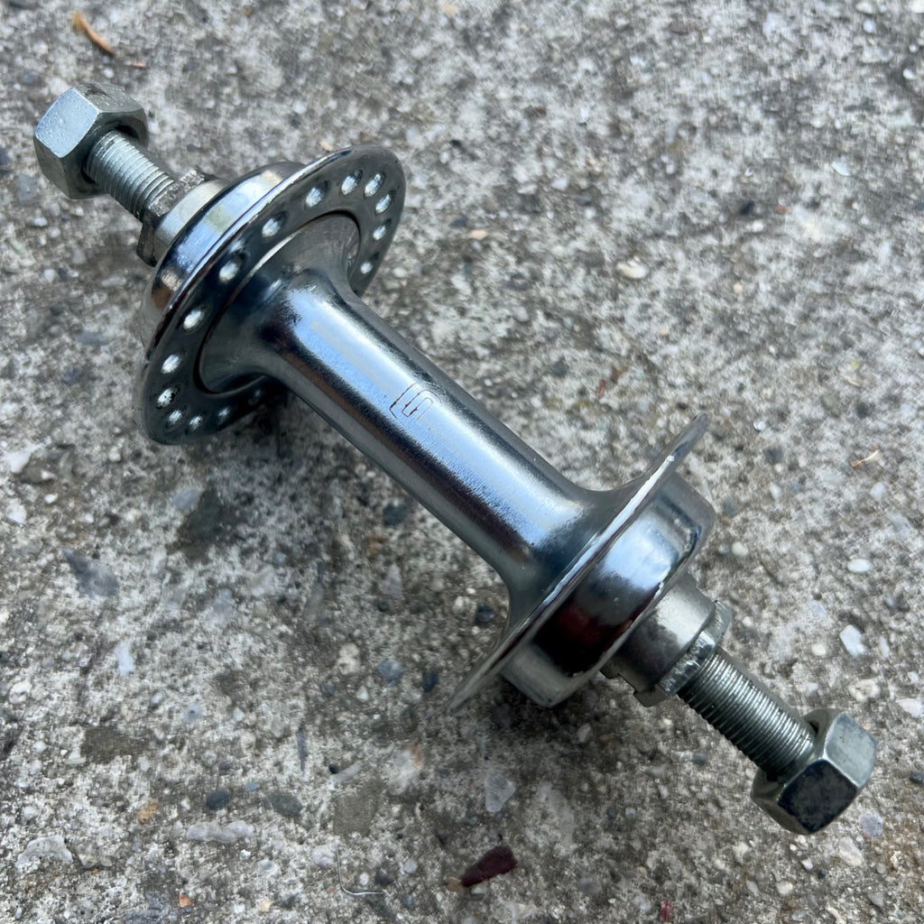 NOS NEW Union Front Hub 93mm 96mm 36H Steel Vintage Retro Chrome Cruiser Bike 