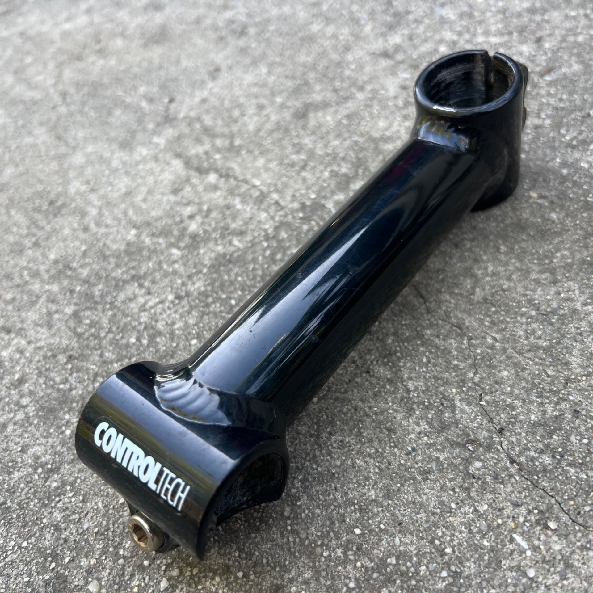 Control Tech Threadless Stem 25.4x150mm Black MTB Retro Vintage Mountain 5 Deg