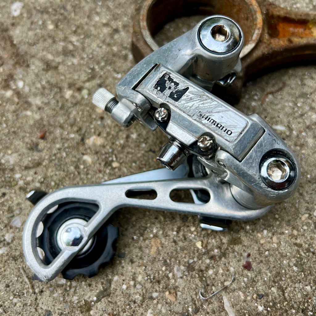 REBUILT Shimano RD-M700 Deerhead Rear Derailleur Long Cage Deore XT MTB Retro