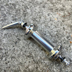 Used Zipp 18H Hole Front Hub & Quick Release 188 182 Style Silver Road Cycling Race-Bicycle Bin