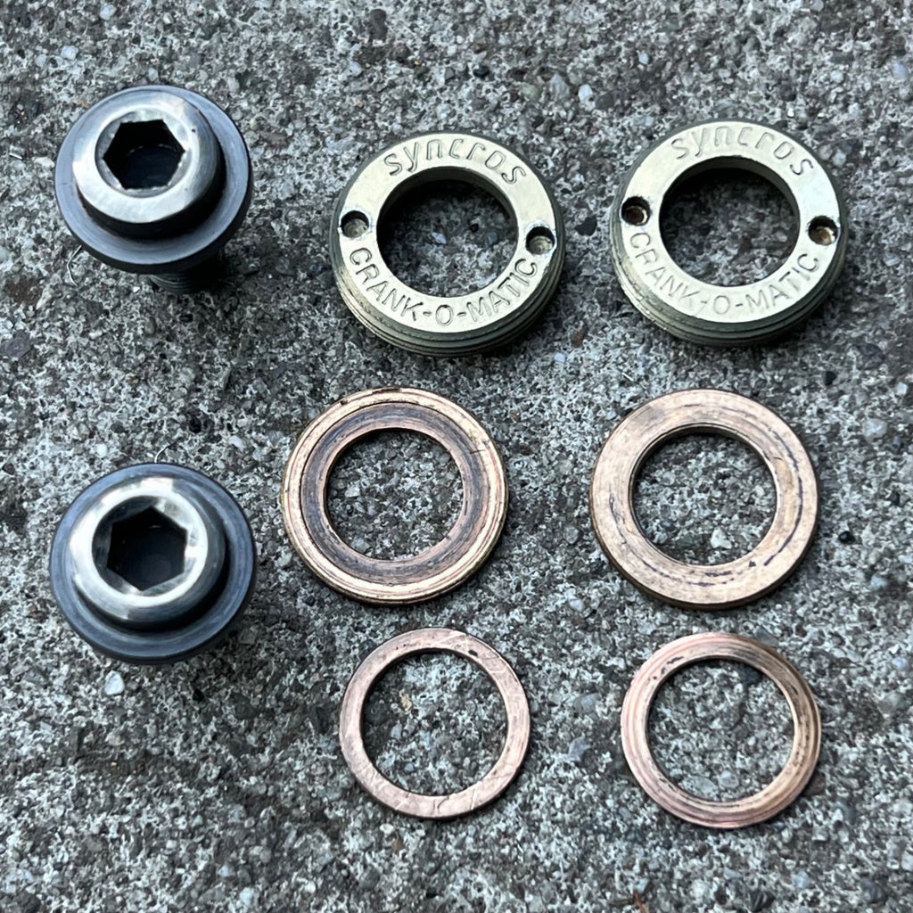 Syncros Crank O Matic Self Extracting Bolts Crank-o-matic Vintage Titanium MTB