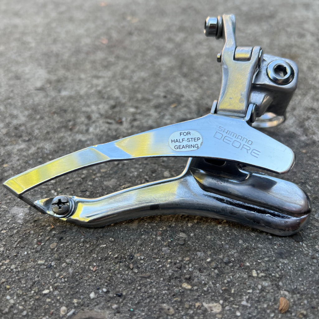 Shimano Deore FD-MT60 31.8mm Bottom Pull Front Derailleur Half Step Band Triple