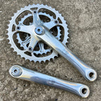 Used Campagnolo Icarus Record OR MTB Crankset 175mm 20/32/42T Triple Campy Silver-Bicycle Bin