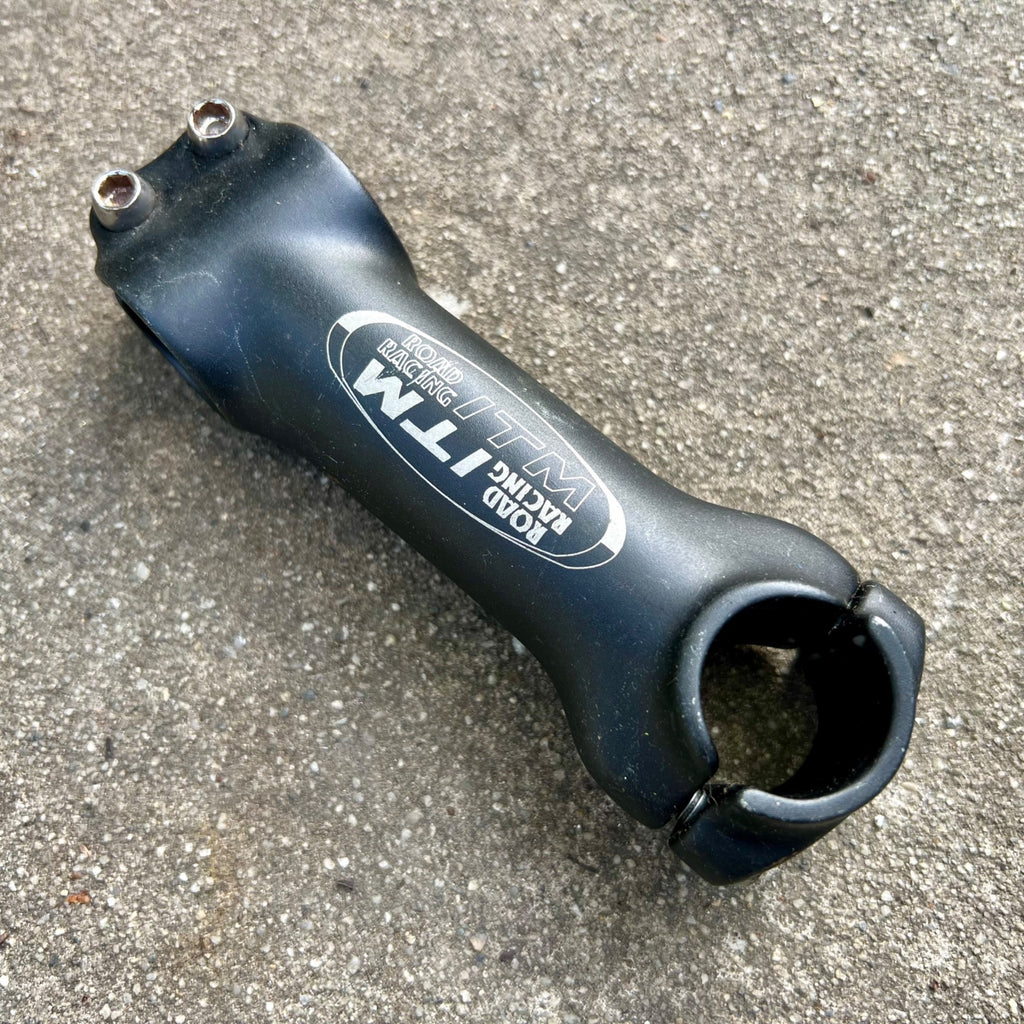 ITM Road Racing Stem 110x25.4mm 1 1/8” Threadless Steerer Black Gravel MTB XC CX