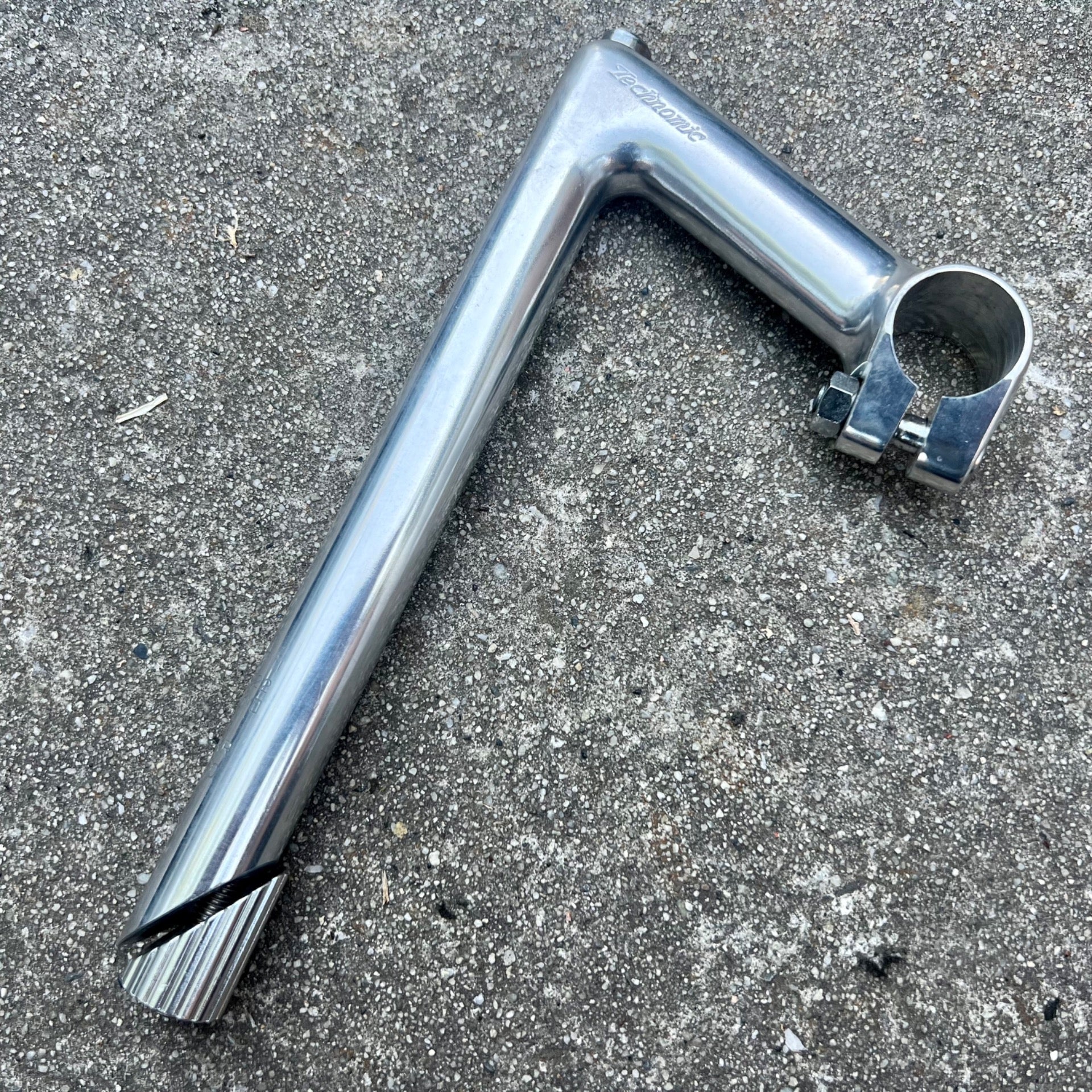 NICE Nitto Technomic 100x26.0mm Quill Stem Silver 1” 1in Vintage Touring Road 